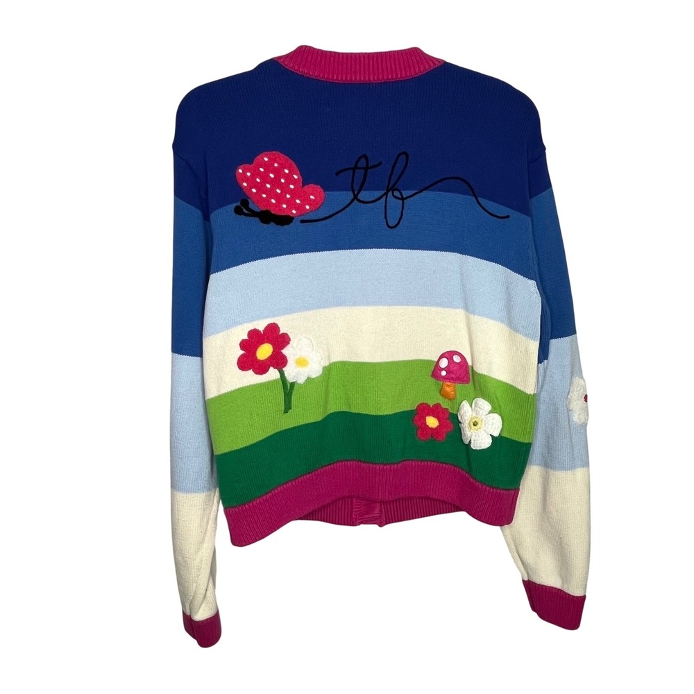 Looney Tunes x Teddy Fresh Tweety Bird Cardigan Sweater Large - Picture 3 of 12